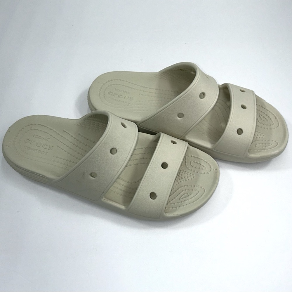 Crocs Adults' 2 Strap V2 Sandals Size 7 Women/5 Men’s - Picture 2 of 9